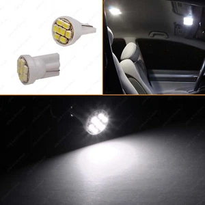 8-SMD White 12V T10 Wedge Interior Dome Map LED Light Bulb 198 164 2825 W5W 192 - Picture 1 of 12