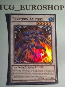 Crystron Ametrix●YUGIOH●INOV●2016●SUPER RARE●1st ED●ITALIAN●NM #2902 - Picture 1 of 2