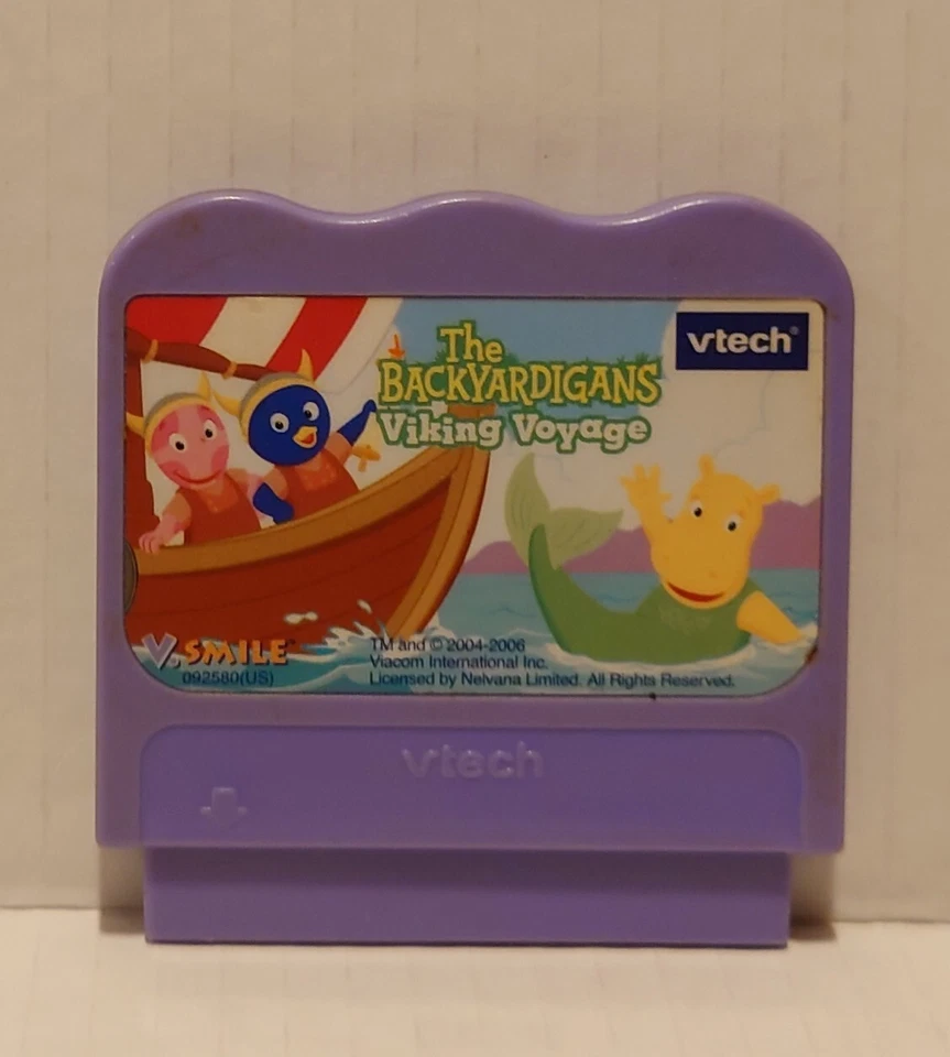 Vtech Vsmile system The Backyardigans Viking Voy game cleaned tested works fine - Image 1 of 4