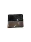 PRADA Two-Fold Wallet Enamel BLK Solid Color Men