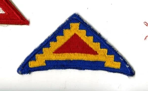 Seventh Army White Back Patch WWII Vintage Patton Sicily Italy Europe - Picture 1 of 2