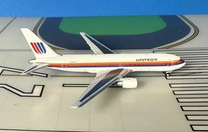 United Boeing 767-200 N602UA 1980er Saul Bass Maßstab 1:400 Diecast Aeroclassics - Bild 1 von 1