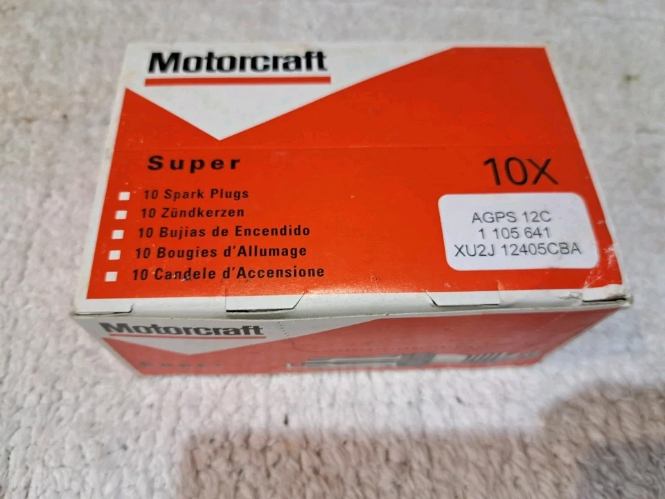 Motorcraft AGPS 12C Spark Plugs Pack Of 10 - Image 1 of 1