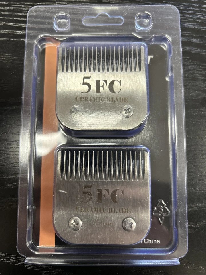 #5FC CERAMIC EDGE 6.3mm Steel Pet Grooming Blade*Fit AG,Wahl KM5 KM10 KM2 Clippe