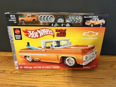 Mattel Brick Shop Hot Wheels Custom ’62 Chevy Pickup Building Set - Image 1 of 4