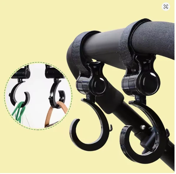 2 ШТ. Детская Коляска Крючок Аксессуары Реквизит для Покупок Многоцелевая Детская Прогулка - Изображение 1 из 1