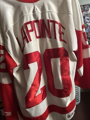 Detroit Red Wings Martin Lapointe Vintage CCM NHL Hockey Jersey XXL - Image 1 of 2