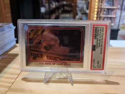 PSA 8 1999 TOPPS CHROME STAR WARS CHROME ARCHIVES THE FATE OF HAN SOLO #52 - Image 1 of 2