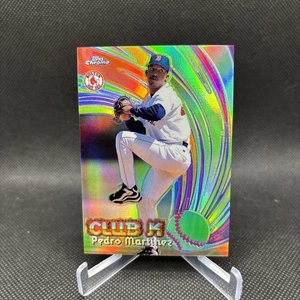 1999 PEDRO MARTÍNEZ TOPPS CHROME ALL-ETCH CLUB K REFRACTOR RED SOX HOF - Mint- - Picture 1 of 3