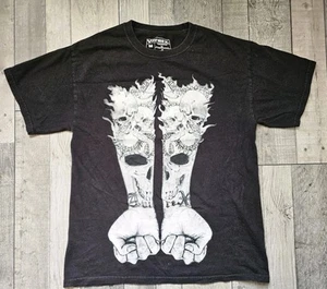 Avirex hands tattoo graphic T-shirt size M - Picture 1 of 5