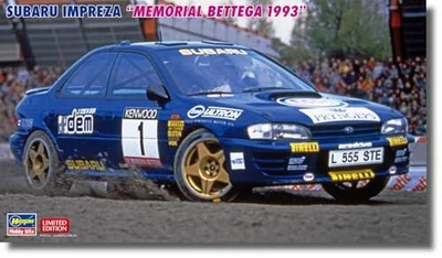 Kit modellino plastica Hasegawa scala 1/24 Subaru Impreza Memorial Bettega 19... - Immagine 1 di 4
