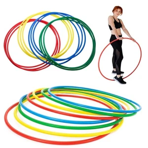 Large Hula Hoops Kids Adults Fitness Colorful Rings for Dance & Exercise Fun - Picture 1 of 10