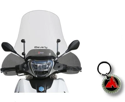 Parabrezza Completo Per Piaggio Beverly 300 400 HPE / S 2021 2022 2023 2024 2025 - Immagine 1 di 4