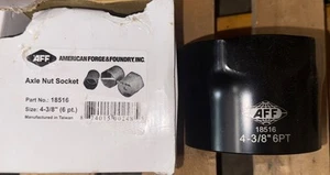 American Forge & Foundry 18516 Automotive Sockets,Steel,6-Point,4-3/8” 18516 Kk - Picture 1 of 3