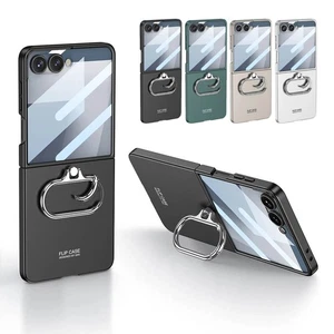 Funda de móvil con soporte de anillo para Samsung Galaxy Z Flip 7 / 7 FE 6 5 Slim Hard PC - Imagen 1 de 16