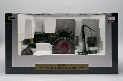 SpecCast Classic Series OLIVER 77 Gas Wide Front Tractor & Sickle Mower 1/16 NIB - Image 1 of 4