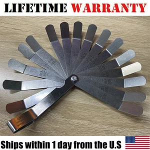 ABN Universal SAE & Metric Offset Valve Feeler Thickness Gauge 16pc Blade Tool - Picture 1 of 12