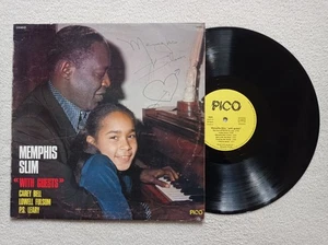 LP 33T MEMPHIS SLIM "With Guests" PICO 3669 FRANCE VG+ POCHETTE DEDICACE ° - Picture 1 of 5