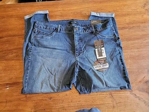 D. JEANS High Waist Ankle Medium Blue Jeans. Größe 22w - Bild 1 von 7