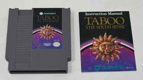 NES Nintendo - Taboo The Sixth Sense w/ Manual - Tested (1989)