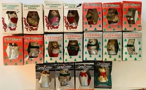 18 adornos navideños de colección Caring Critters, L’il Chimers Soft’n Snoozy JASCO - Imagen 1 de 8