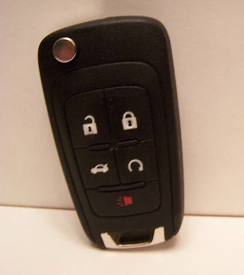**Very Lightly Used** GM 5 Button Auto Start Remote Keyless Entry Fob Flip Key - Image 1 of 4