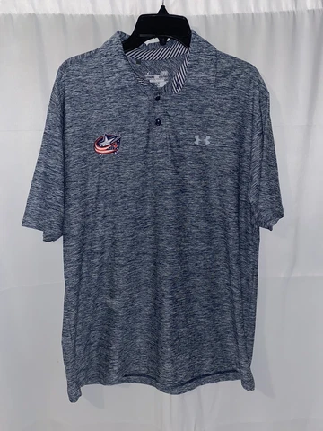 Columbus Blue Jackets Under Armour Polo Mens Large Cover