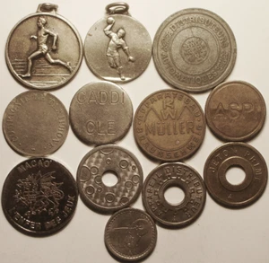 Lot de 10 Jetons & médailles de 1930 à 2000 !! - Imagen 1 de 2