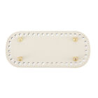 Oval Long Leather Bottom Board With Holes For Diy Knitted Bag Parts Accessorie I