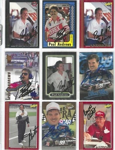1992 Maxx BLACK-Auto NOT from/pack-#160 Paul Andrews-ONE CARD ONLY! - Picture 1 of 1