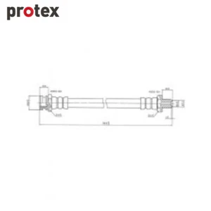 Manguera de freno Protex H1243 - Imagen 1 de 1