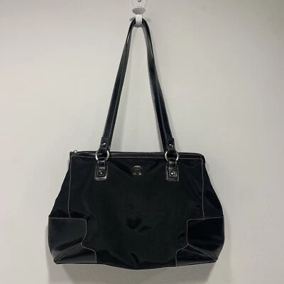 Bolso de Mano Etienne Aigner Negro Bolso de Hombro Negocios Laptop Foto 1 de 4