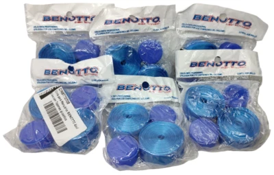 6 Benotto fita guidão azul lisa pacote de barra de violoncelo bicicleta vintage nova cinta - Imagem 1 de 4