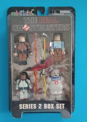 REAL GHOSTBUSTERS Series 2 caixa mínima PETER LOUIS TULLY WINSTON STAY PUFT  - Imagem 1 de 4