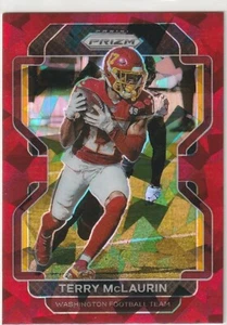 Terry McLaurin 2021 Panini Prizm Red Cracked Ice #208 Washington Commanders - Picture 1 of 1