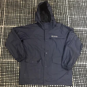 Columbia Waterproof Rain Jacket Blue Men's Large Vented - Picture 1 of 8