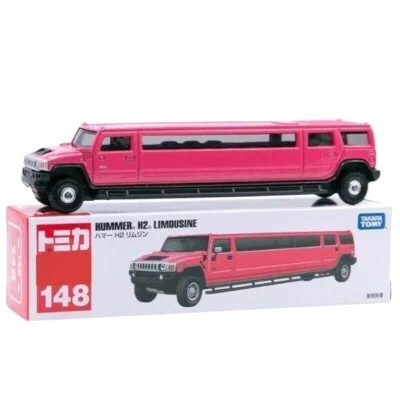 Tomica 148 Hummer H2 Limousine Pink Diecast Car ($5 Off for each item from 2nd) - Image 1 of 4