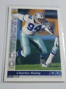CHARLES HALEY 1993 Upper Deck #309.  COWBOYS - Picture 1 of 2