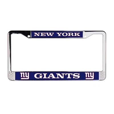 Quadro de placa de licença New York Giants NFL 3D poliuretano cromado para carro-caminhão-SUV - Imagem 1 de 3