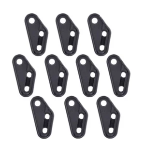 10pcs Tent Accessories Triangle Plastic Camping Tent Rope Adjuster - Picture 1 of 11