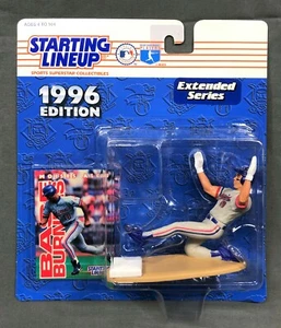 Figura y tarjeta MOISES ALOU Montreal Expos línea de inicio extendida SLU 1996 nuevo en paquete - Imagen 1 de 5