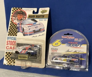 1992 & 2003 1:64 Diecast NASCAR Mark Martin Ford #6 Valvoline & Kraft Cars VTG - Picture 1 of 10