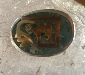 Colgante/Pin Maya Vintage México 925 SS - Imagen 1 de 3