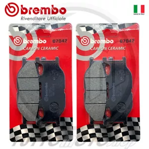 KIT PASTIGLIE FRENO BREMBO CARBON YAMAHA TMAX 500 2004 2005 2006 2007 ANTERIORI - Foto 1 di 1