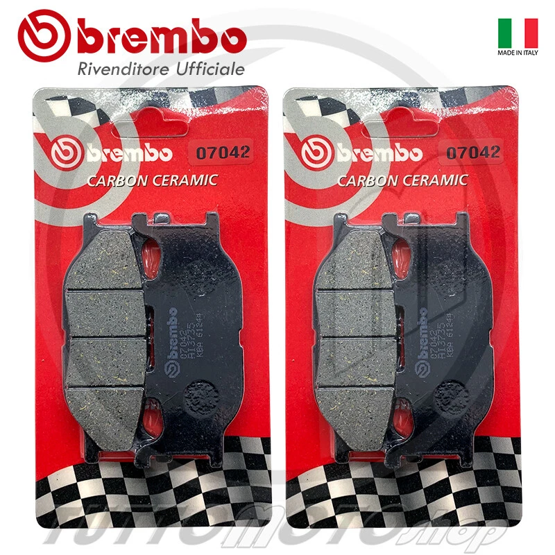 KIT PASTIGLIE FRENO BREMBO CARBON YAMAHA TMAX 500 2004 2005 2006 2007 ANTERIORI
