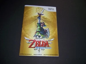 Original Instruction Manual Book for Nintendo Wii -LEGEND OF ZELDA SKYWARD SWORD - Picture 1 of 2