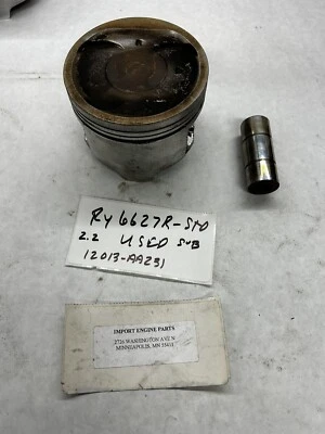 PISTON *USED* FITS SUBARU LEGACY 2.2 2212cc SOHC EJ22E 1990-1996 RY6627-STD/U - Image 1 of 4