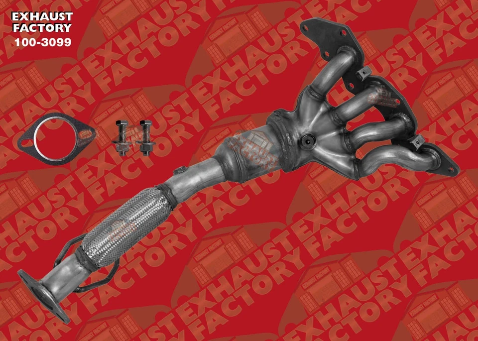 2014-2018 FORD TRANSIT CONNECT 2.5L ENG EXHAUST MANIFOLD CATALYTIC CONVERTER - Image 1 of 1