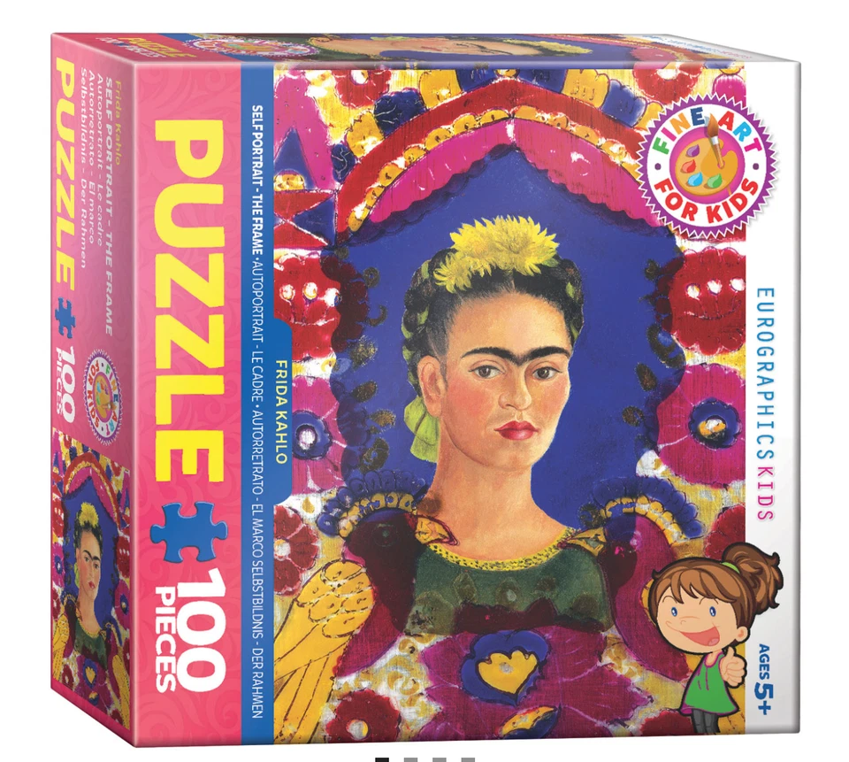 Frida Kahlo Eurographics Self Portrait - 100 Piece Puzzle Fine Art - NIB - Image 1 of 1