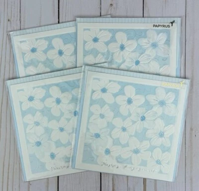 Lote de 4 Tarjetas de Lujo Papyrus Happy Engagement NUEVAS en Embalaje Original Sellado Foto 1 de 4